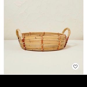 Opalhouse designed with Jungalow- Round Rattan Tray, 14" x 5.5"